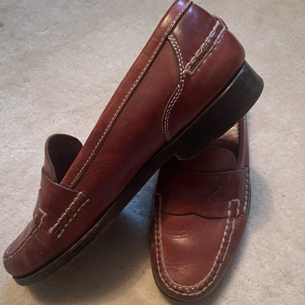 Cole Haan men’s brown leather loafers size 10